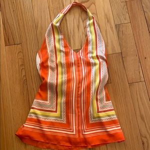 Anne Taylor halter tie-back top